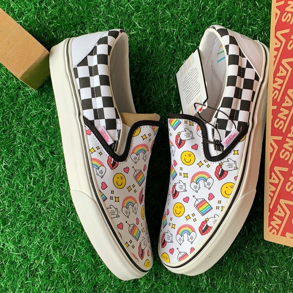 VANS CLASSIC SLIP ON FLOUR SHOP Iconschckrbrd men’ - Picture 15 of 16